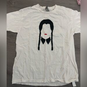 White Wednesday Addams Tshirt